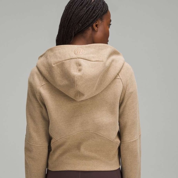 lululemon Scuba Oversized Half-Zip Hoodie - Heathered Allspice - Picture 2 of 5